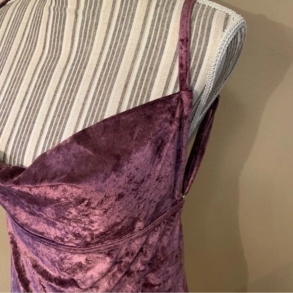NWT Free People Velvet Tunic Large Fig Jam Intimately Free Pple All Night Cami